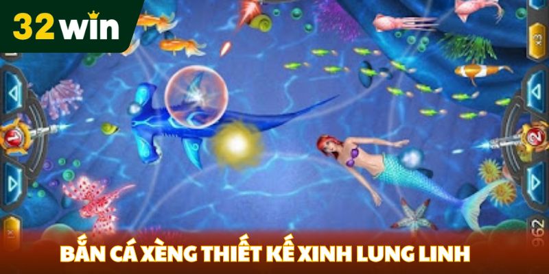 Bắn cá xèng thiết kế xinh lung linh