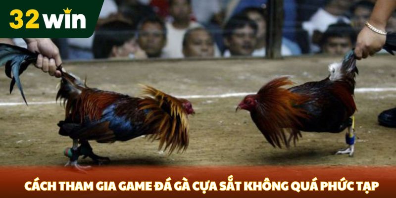 Cách tham gia game đá gà cựa sắt không quá phức tạp