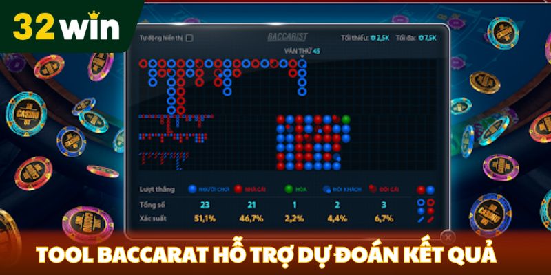 Tool Baccarat hỗ trợ hội viên dự đoán kết quả